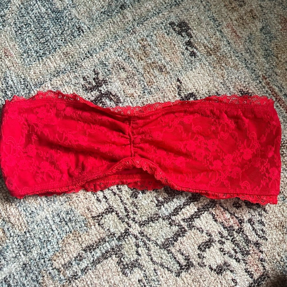 Garage Lace Bandeau Top